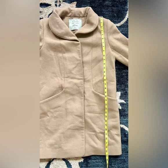 ARITZIA Wilfred The Cocoon Coat Wool Cashmere Size Small Camel Color - Picture 6 of 14